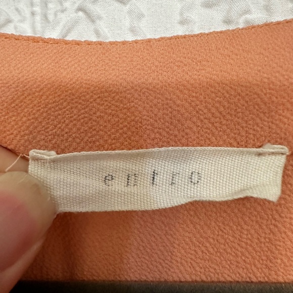 Peach Blouse 3/4 sleeve - Picture 2 of 3